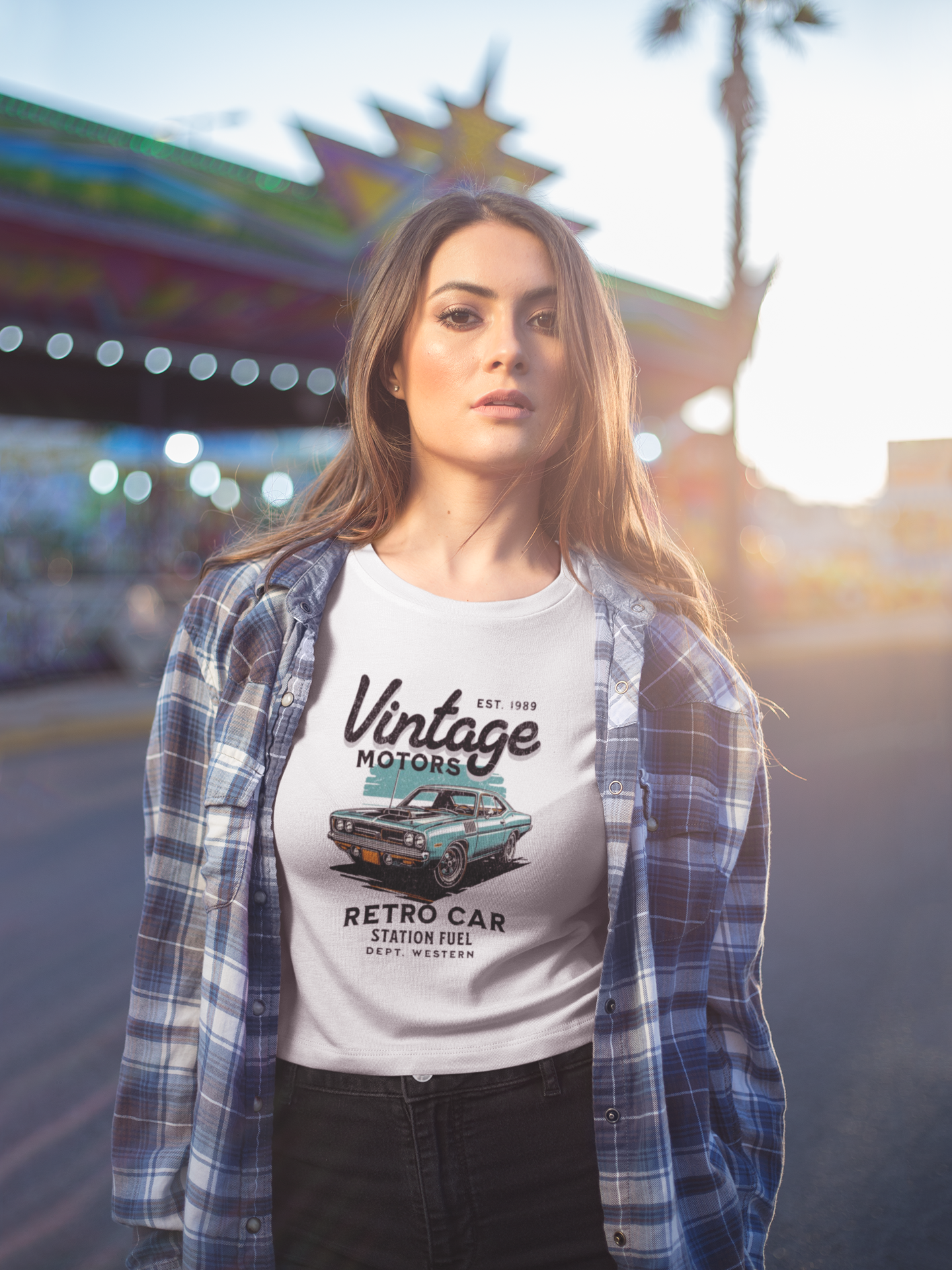 Women Wear Easy Styling Baby Tee
